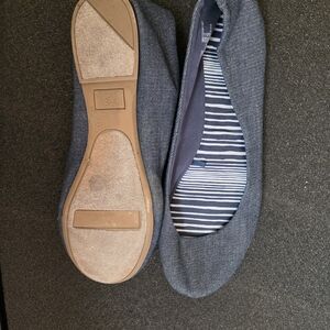 Blue Denim Ballet Flats